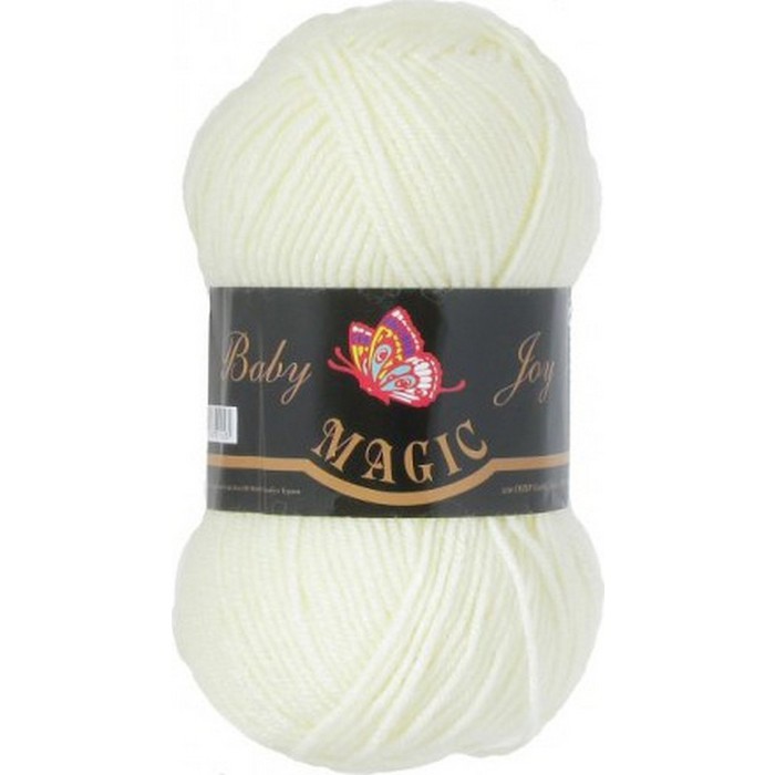 Пряжа Magic "Baby Joy" 5703 экрю Шерсть-30%, акрил-70% 50 гр 133 м